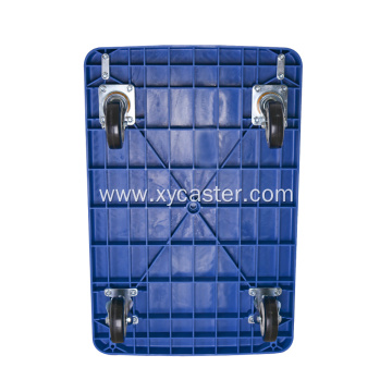 400kg Blue Foldable Platform Trolley hand Food Cart